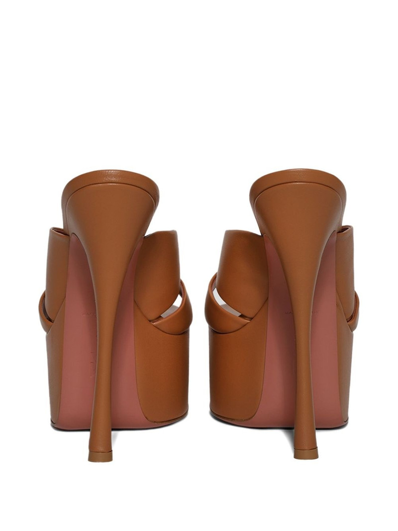 Amina Muaddi 155 Salma platform sandals outlook