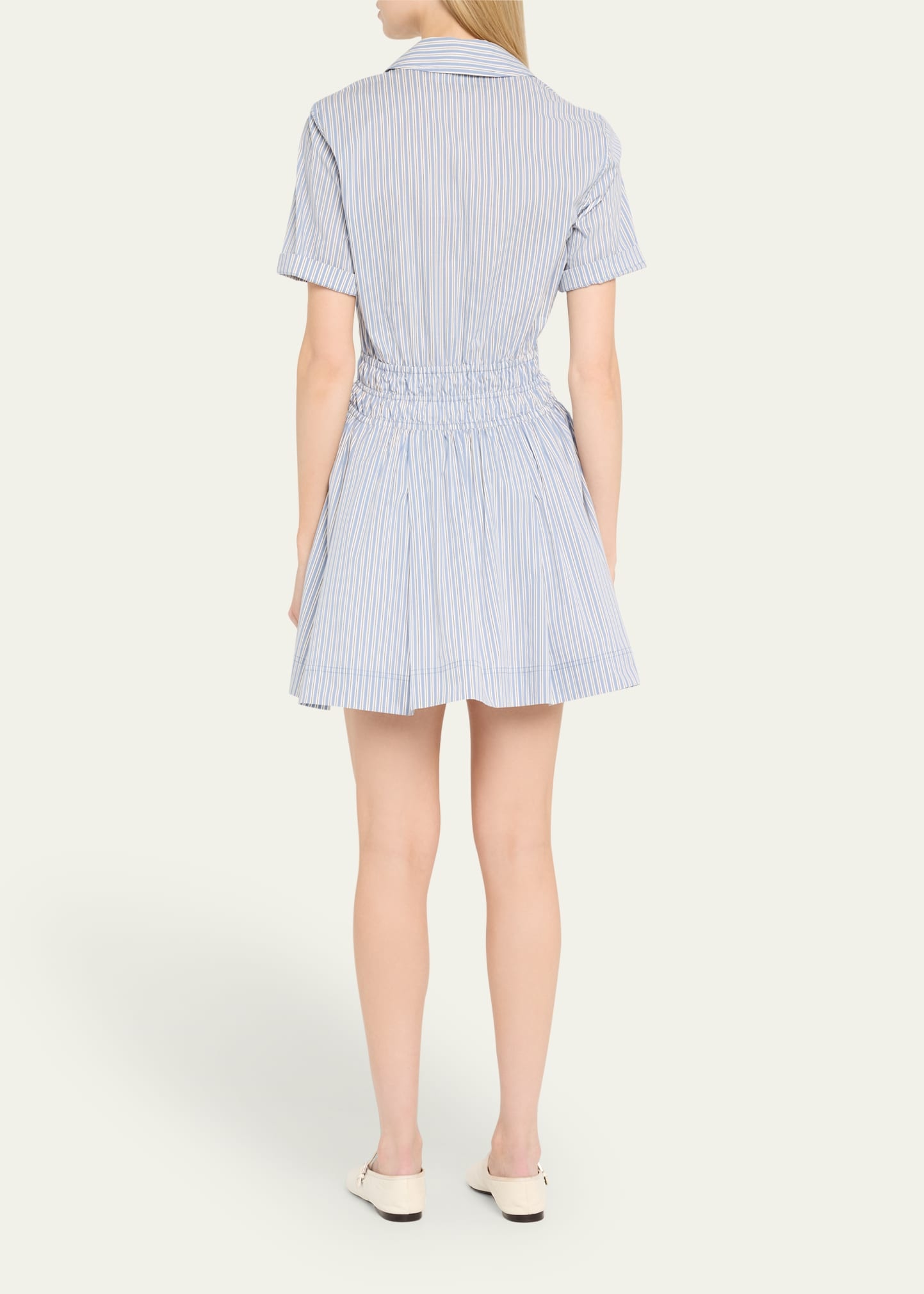 Susan Stripe Short-Sleeve Mini Dress - 3