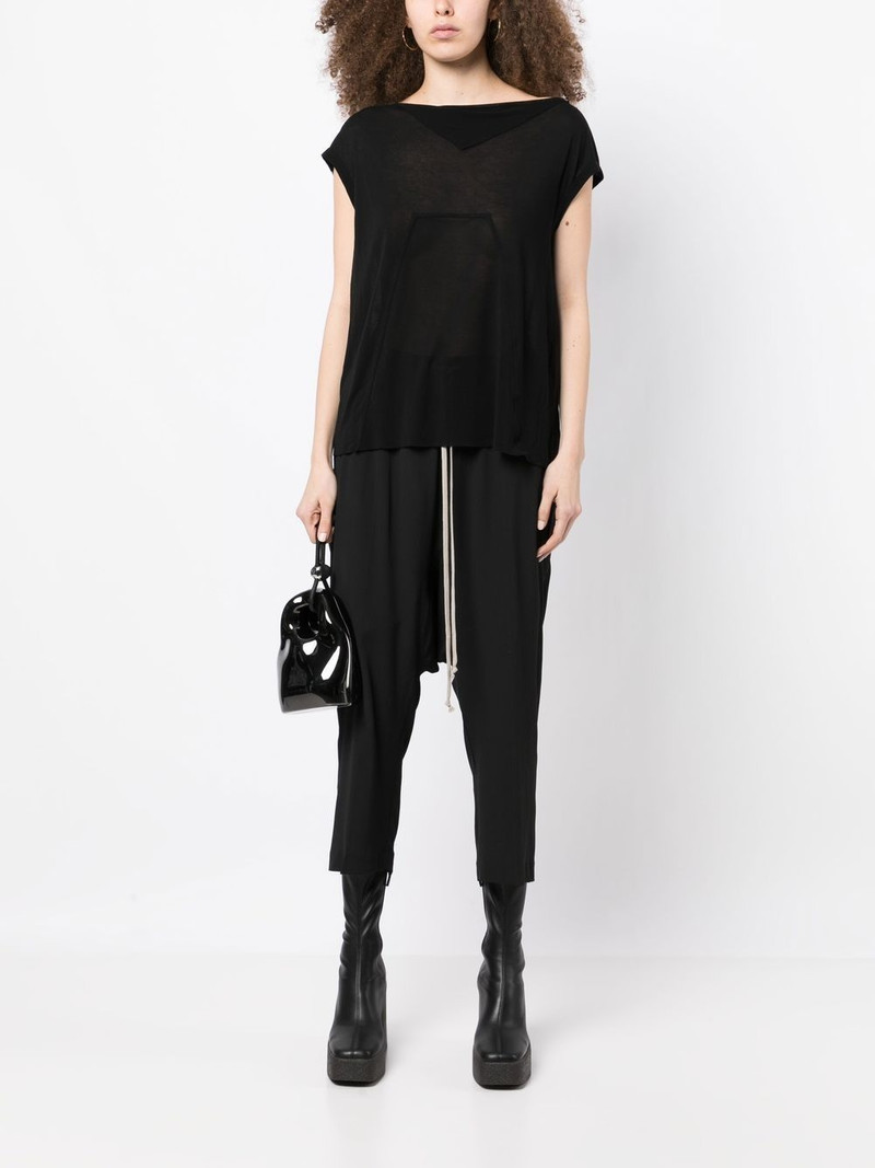 Rick Owens round neck short-sleeved T-shirt outlook