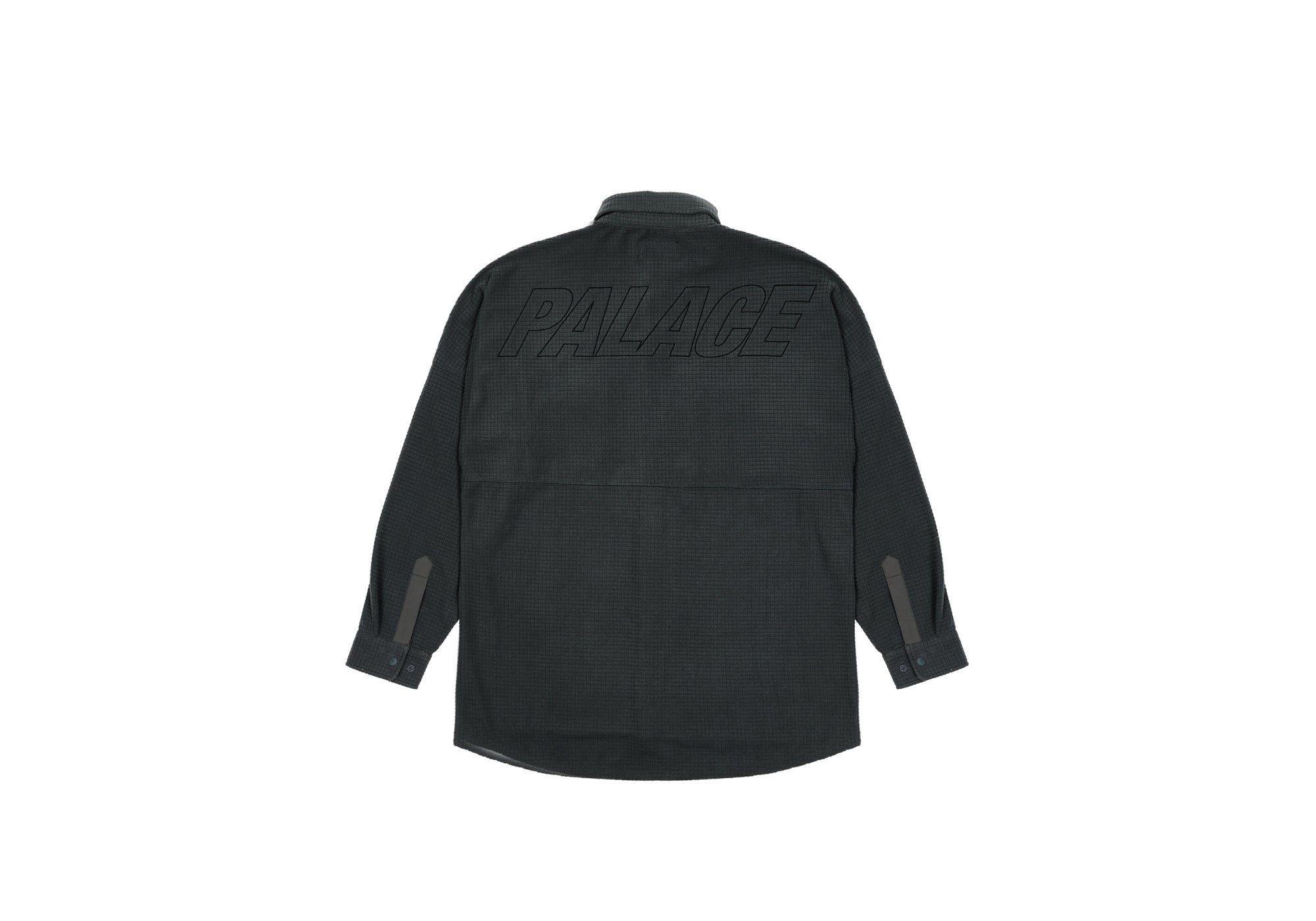 POLAR GRID OVERSHIRT BLACK - 2