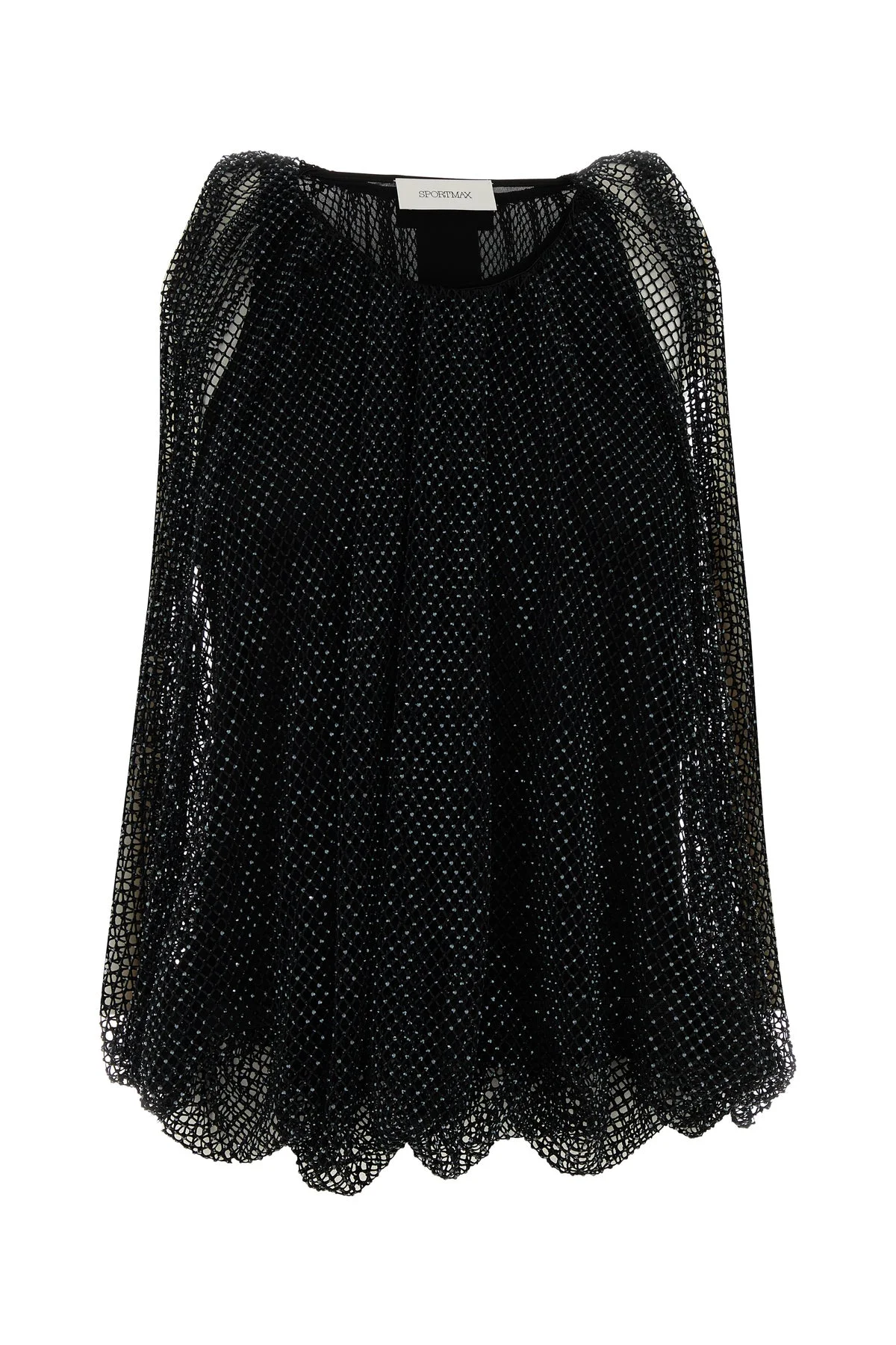 Black mesh Nodo top - 1