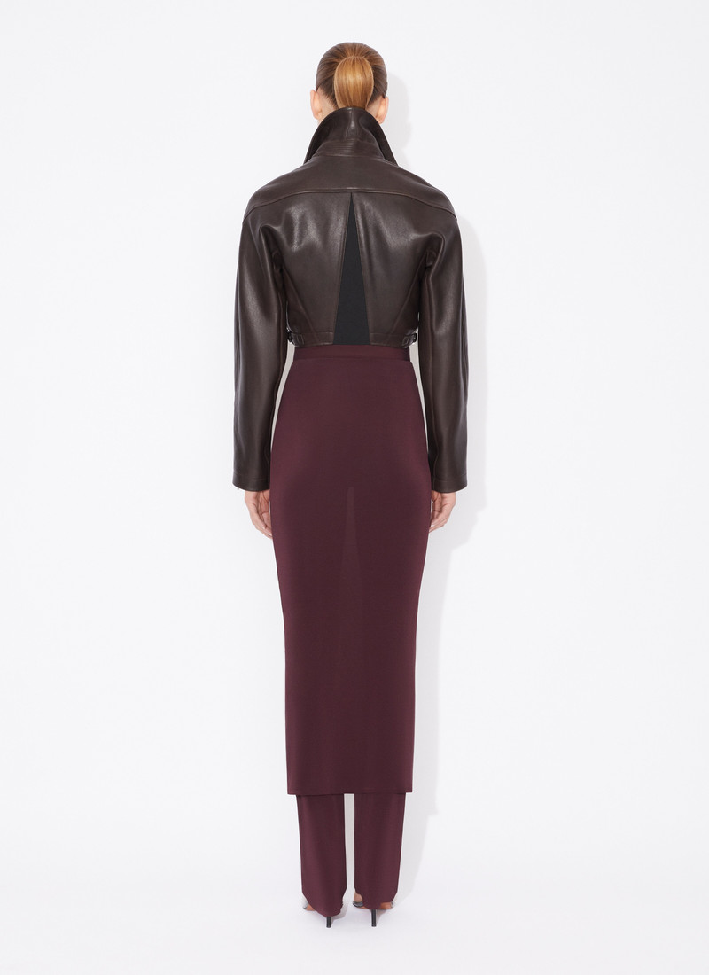 Alaïa FADED NAPPA BIKER JACKET outlook