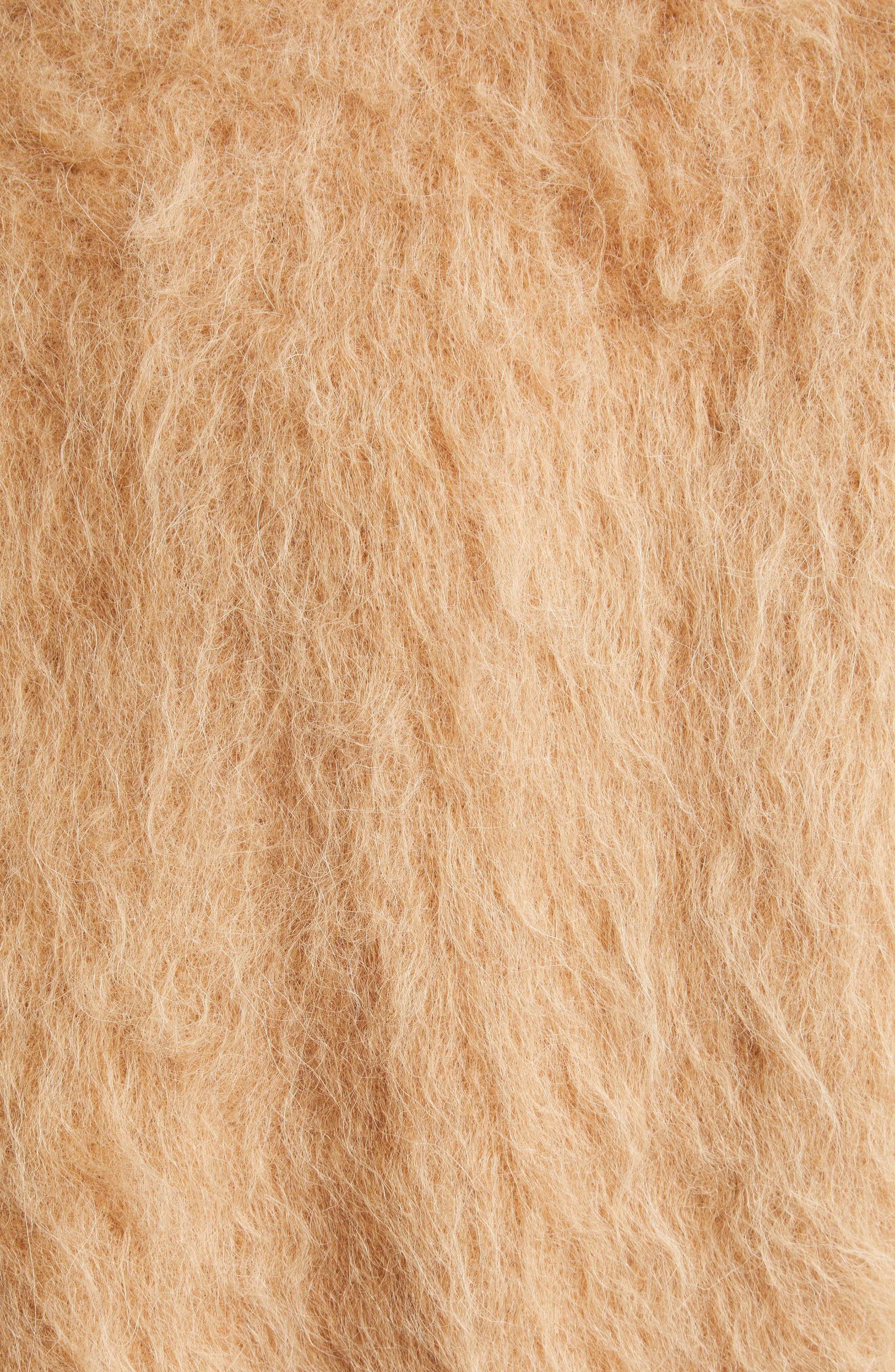 TOTEME Boxy Alpaca Blend Crewneck Sweater in Camel Melange at Nordstrom - 7