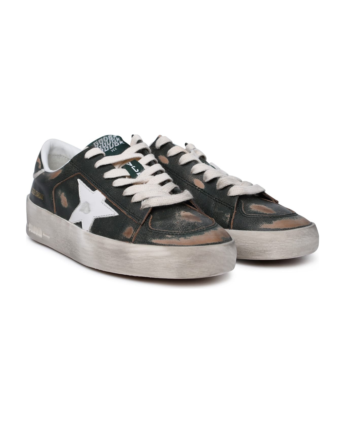 Stardan Distressed Lace-up Sneakers - 2