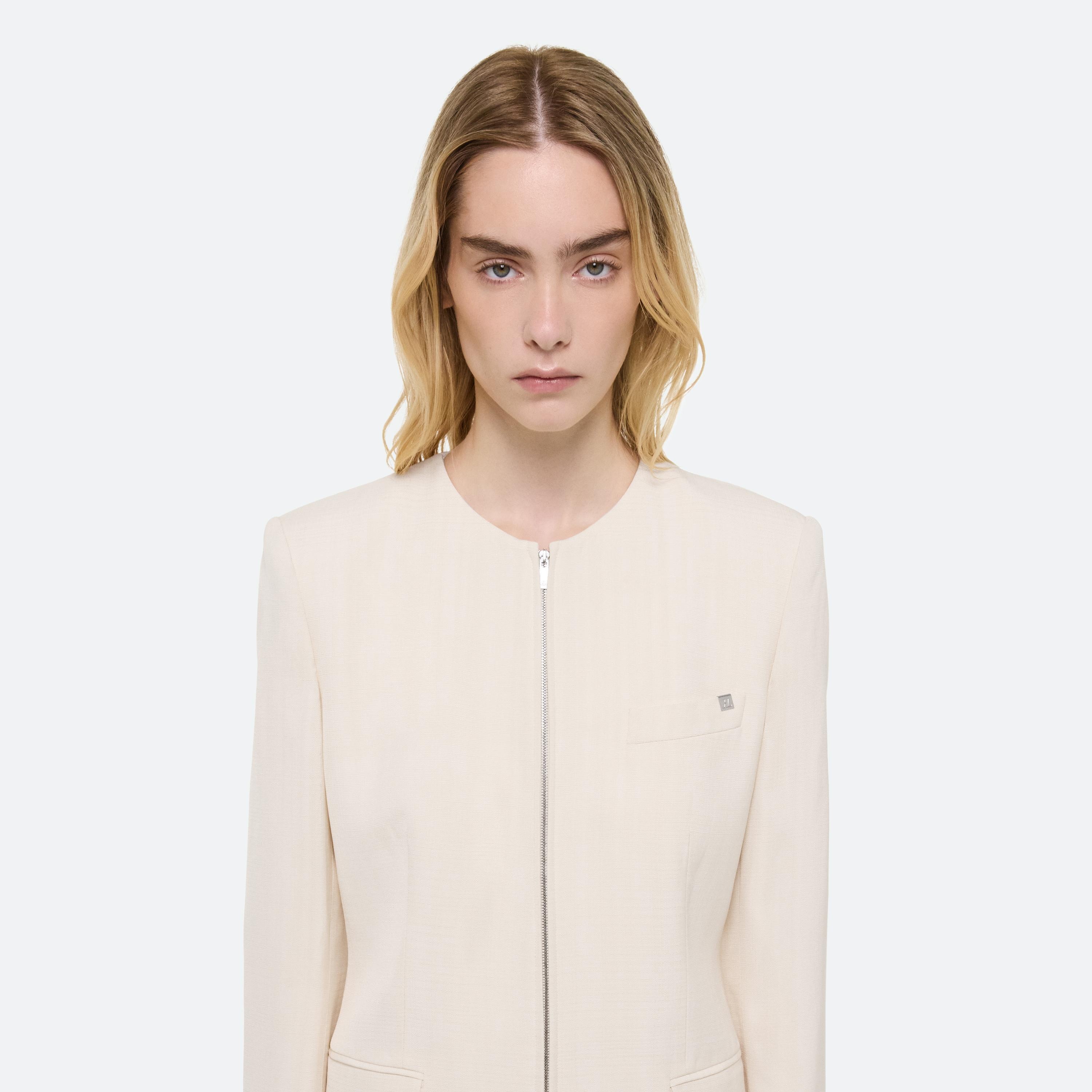 TAILORED ZIP DRESS - 6