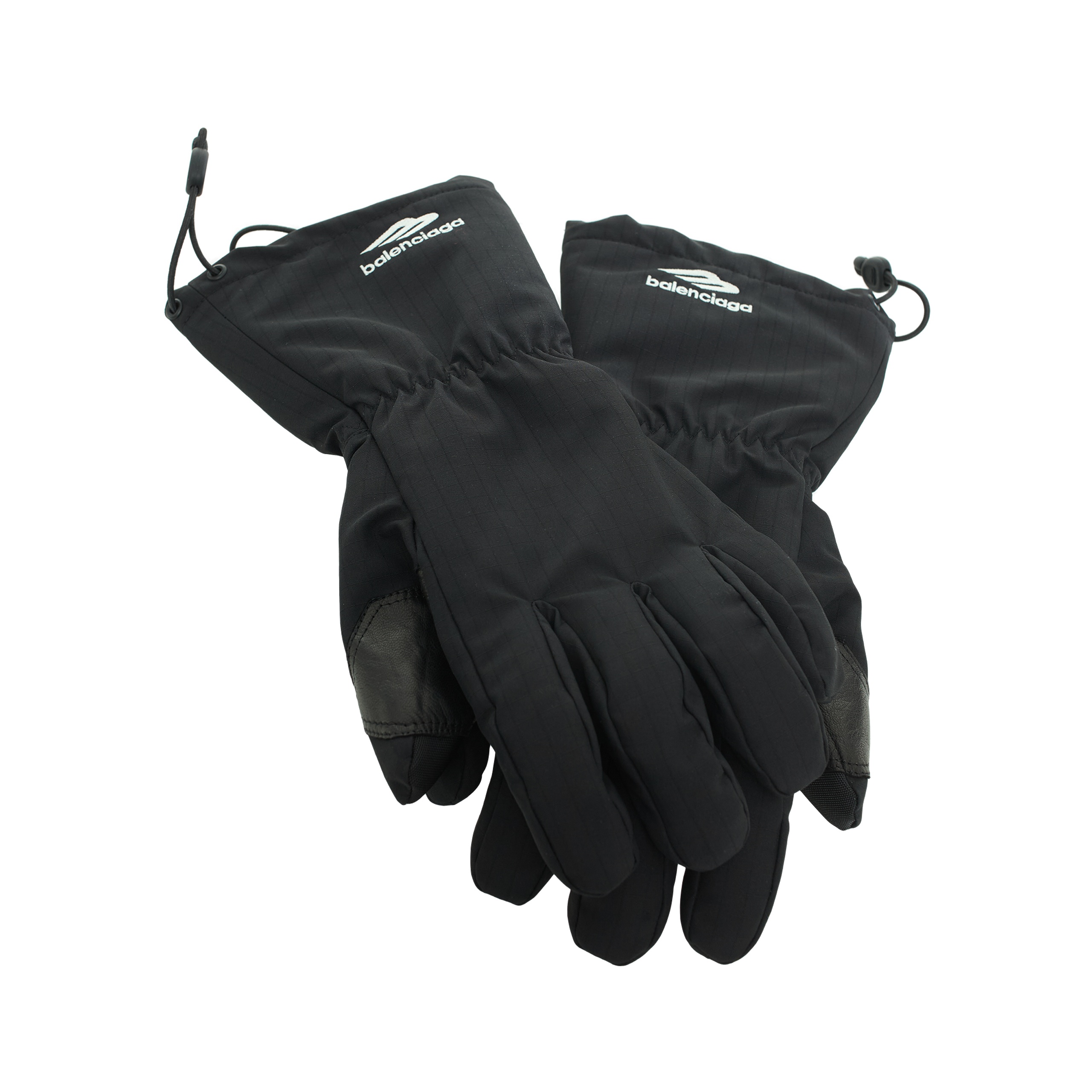 EMBROIDERED LOGO GLOVES - 3