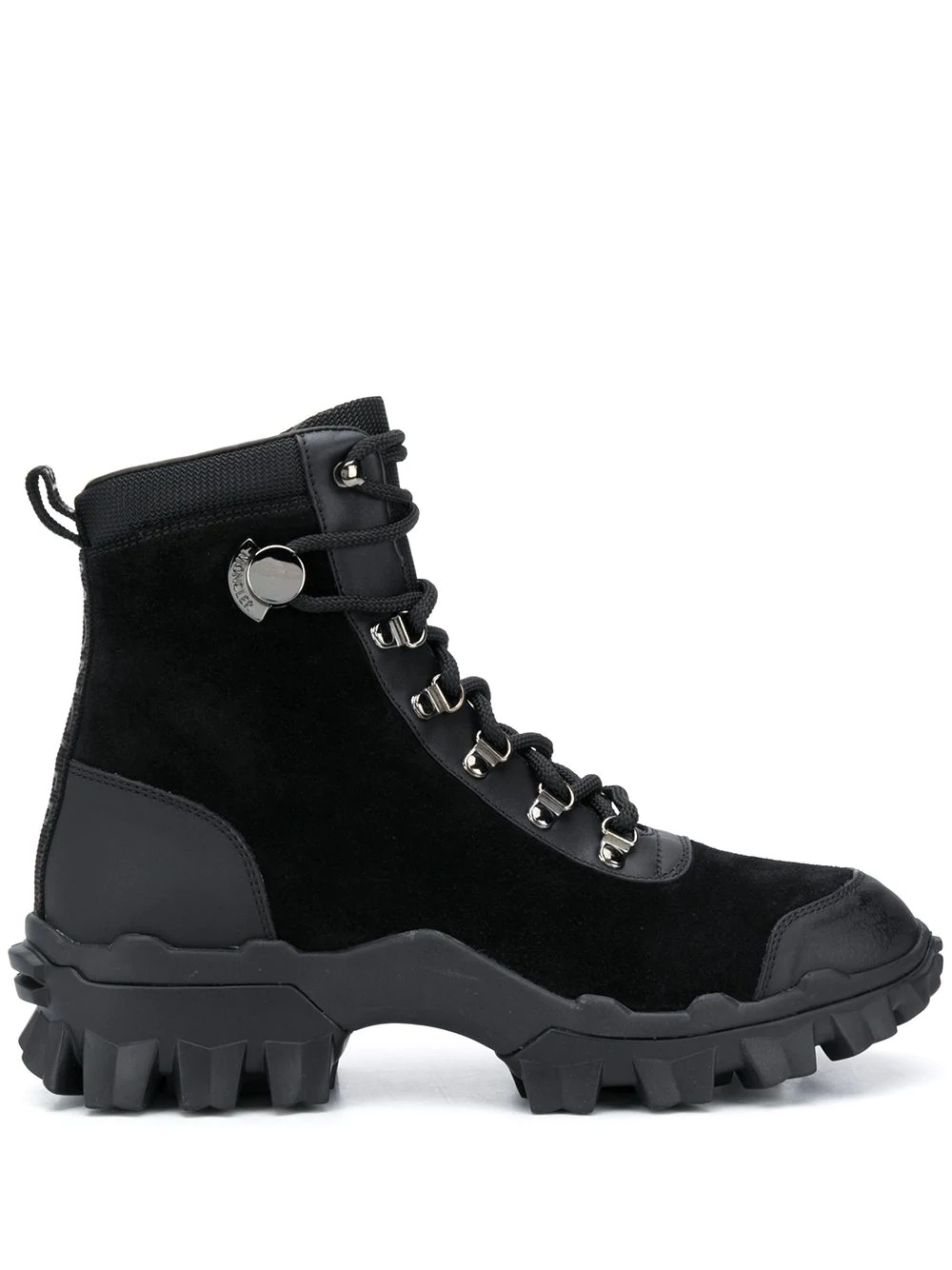 ridged-sole military boots - 1