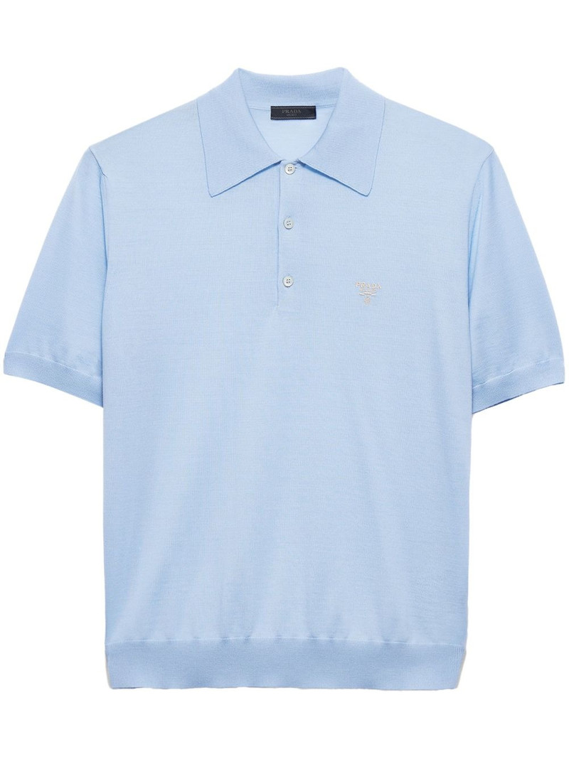 fine wool polo shirt - 1