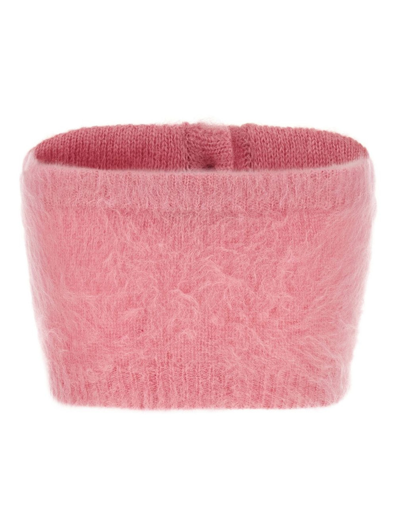 Alessandra Rich embroidered button top outlook