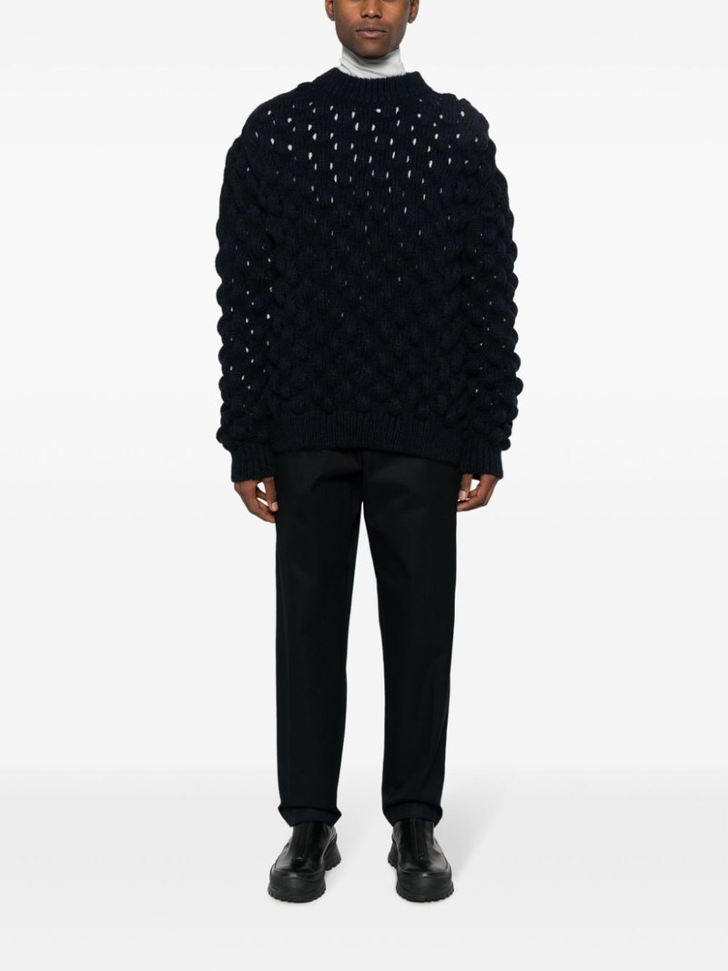 Jil Sander mid-rise cotton tapered trousers outlook