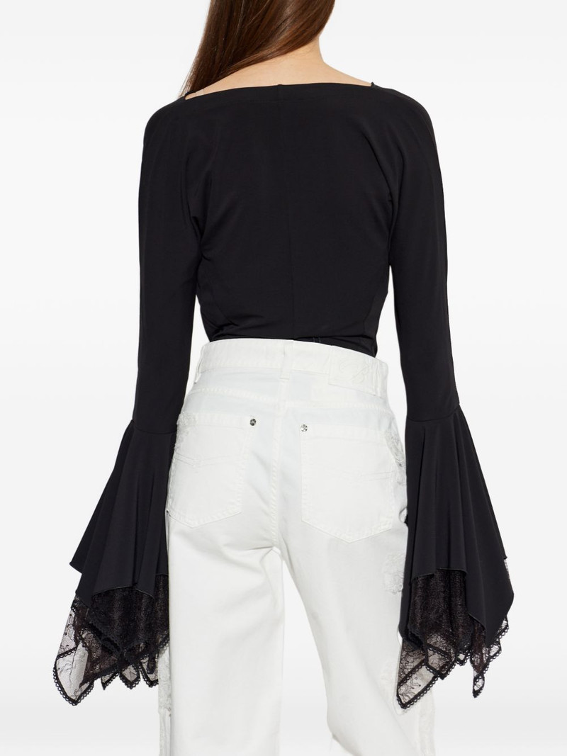 lace-trimmed bell-sleeve bodysuit 4