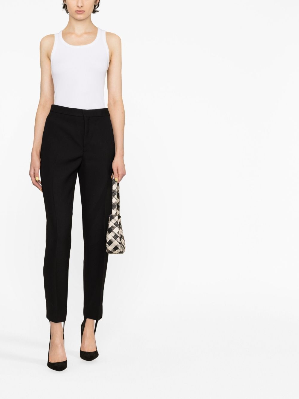 slim-fit stirrup trousers - 2