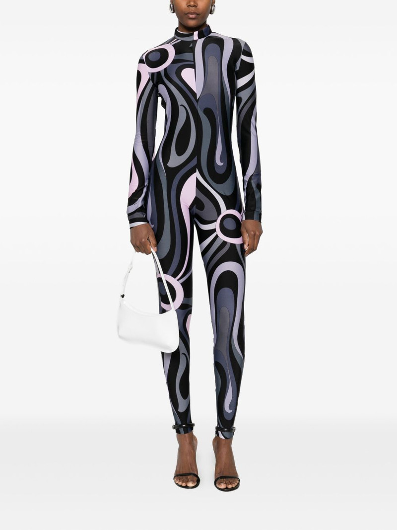PUCCI high neck abstract-print jumpsuit outlook