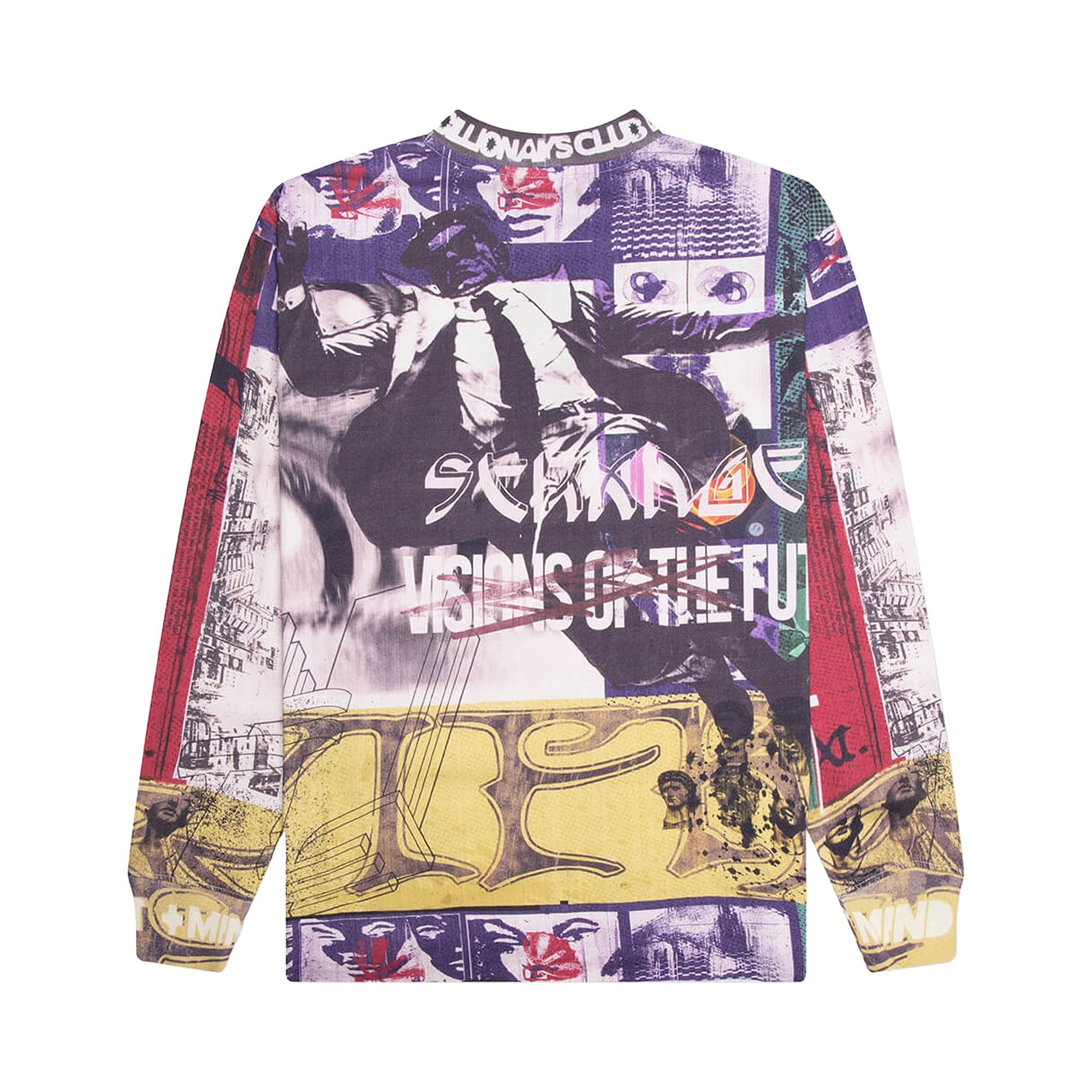 Billionaire Boys Club Motto Jersey Long-Sleeve Tee 'White' - 2