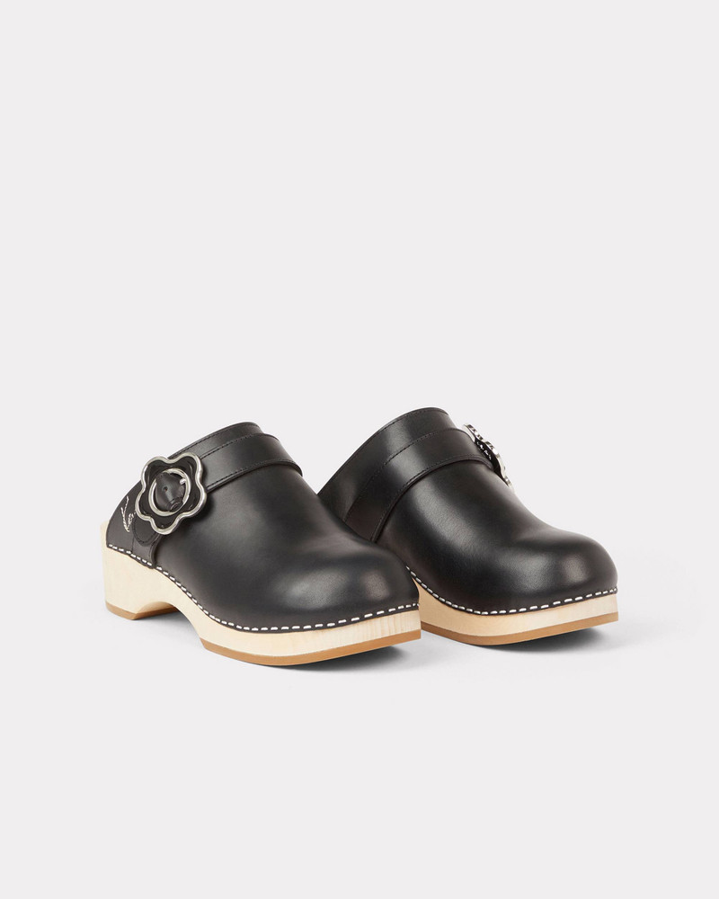 KENZO KENZO Clog vegetable-tanned leather mules outlook