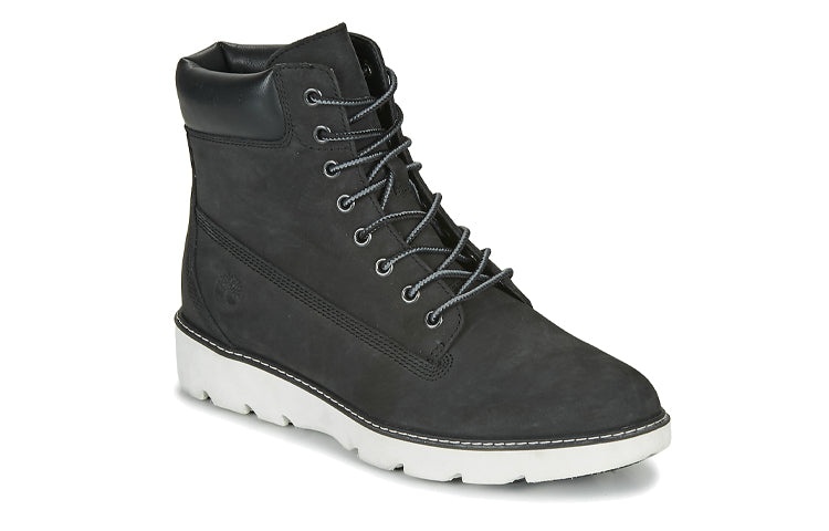 (WMNS) Timberland Keely Field 6 inch Hiking Boots 'Black Nubuck' A26HQ - 3