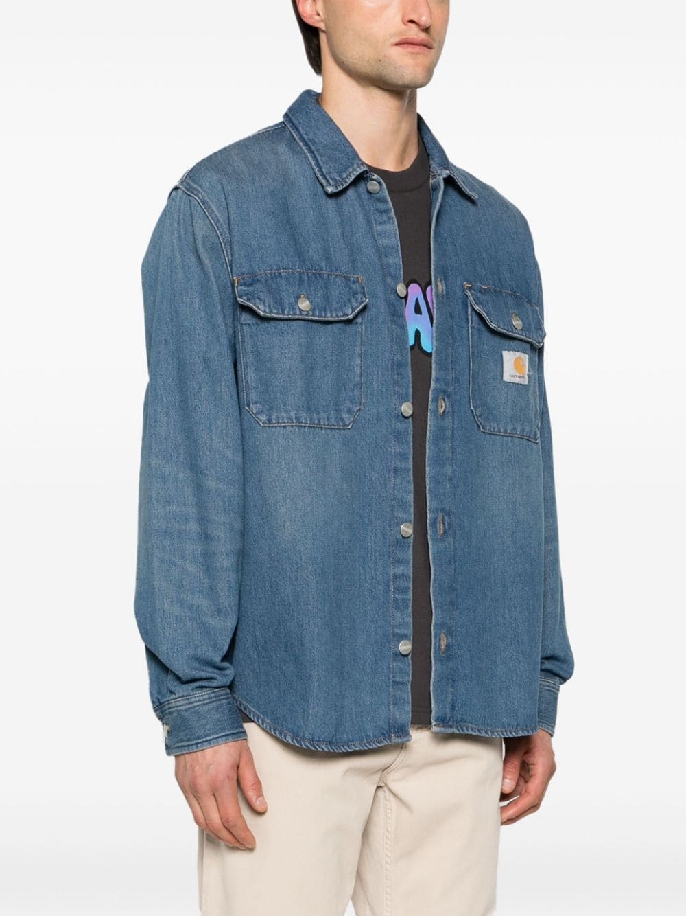 Harvey denim shirt jacket - 3