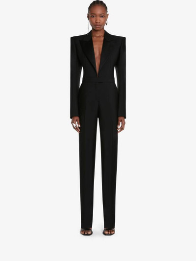 Alexander McQueen All-in-one Tailored Suit in Black outlook