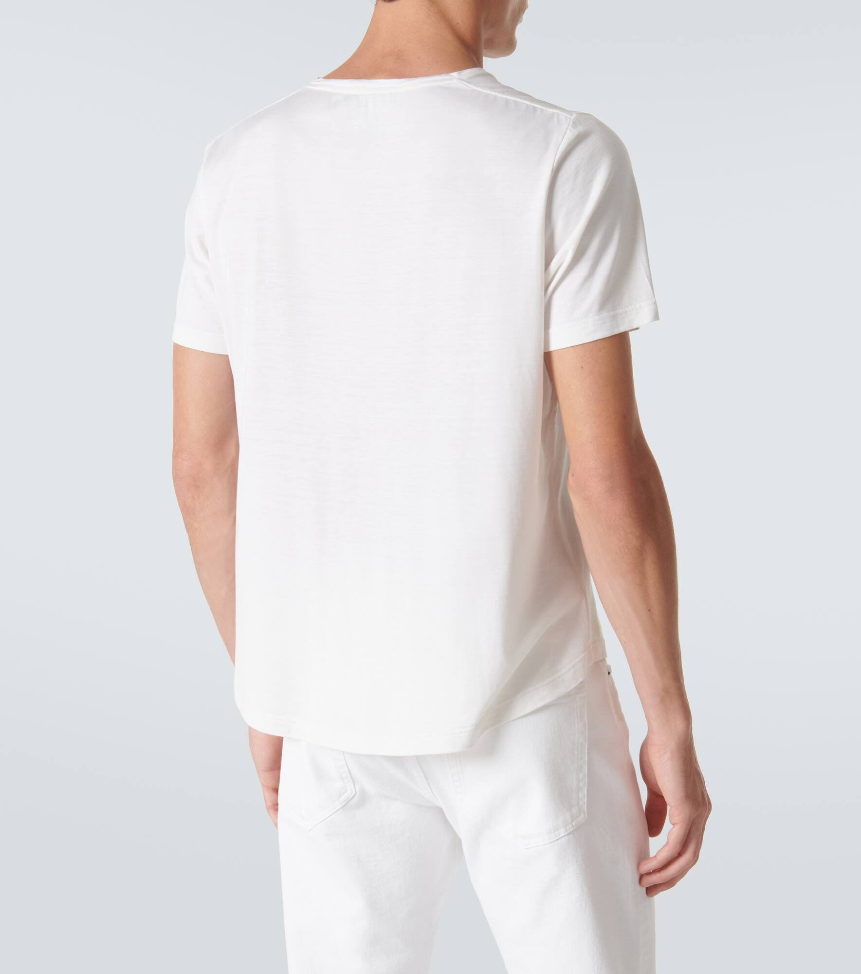 Silk and cotton-blend T-shirt - 4