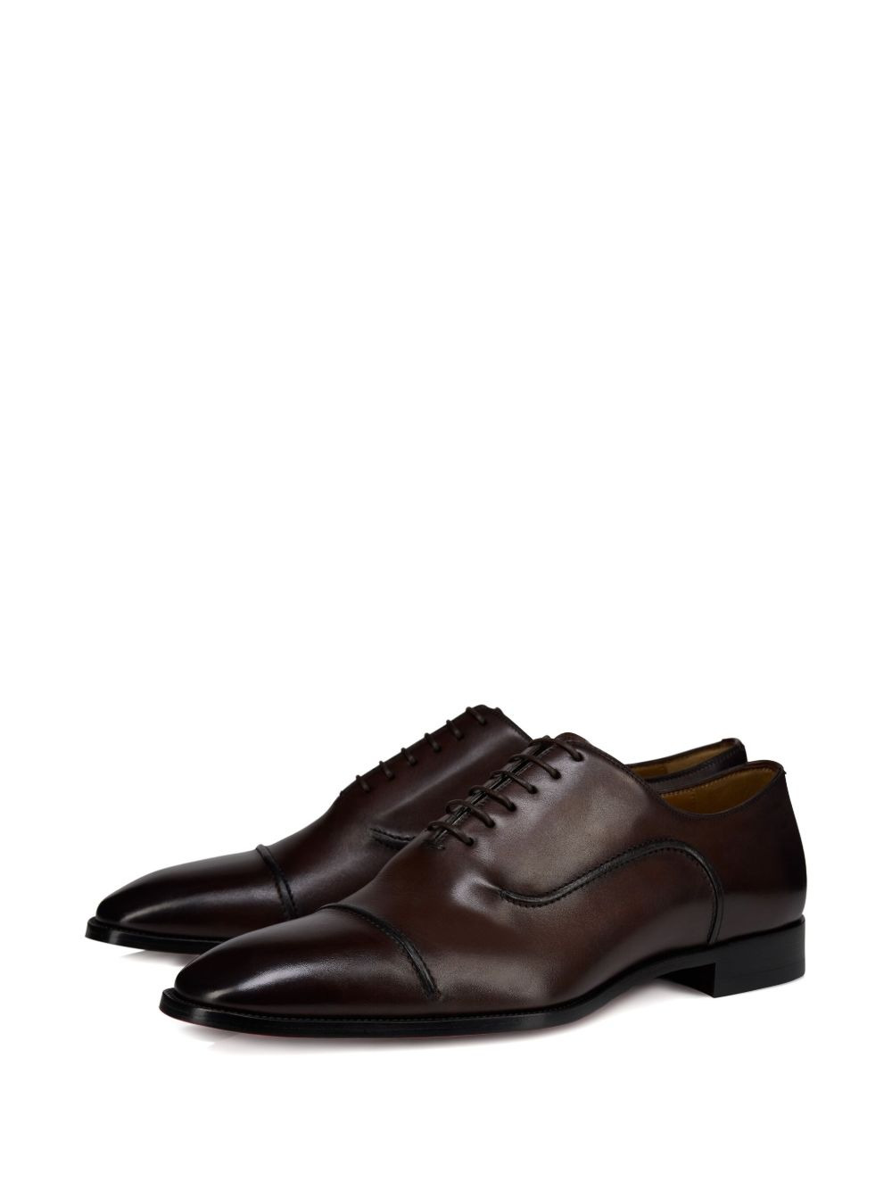 cap-toe flat oxford shoes - 2