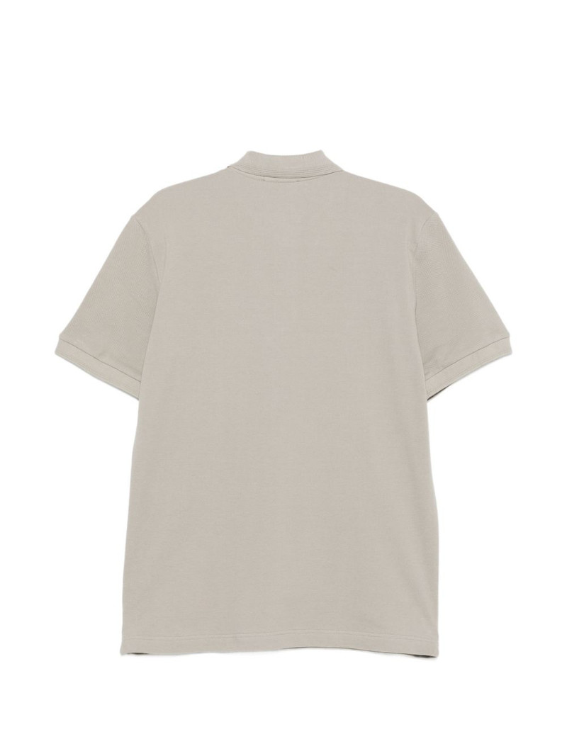 CORNELIANI logo-patch polo shirt outlook