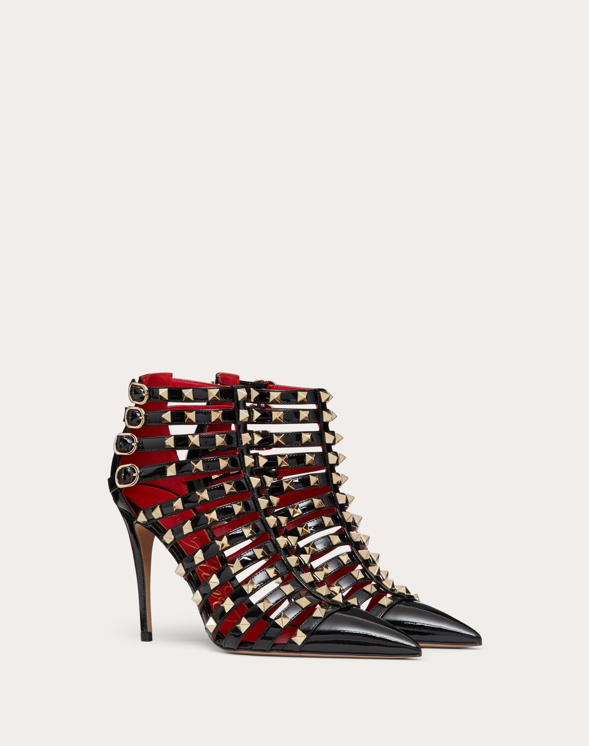 ROCKSTUD PATENT-LEATHER BOOT 100 MM - 2