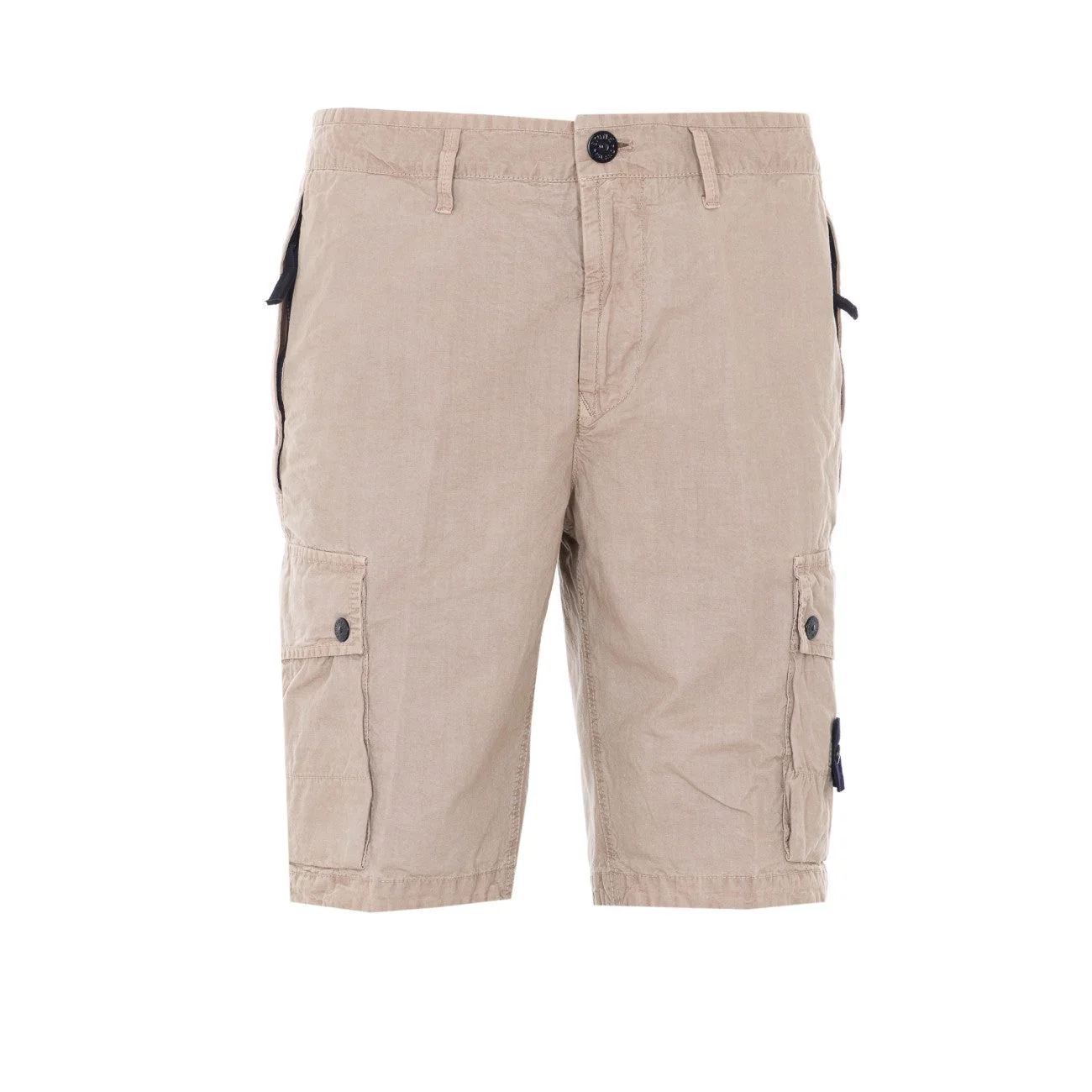 Stone Island Men Old Effect Cargo Shorts - 1