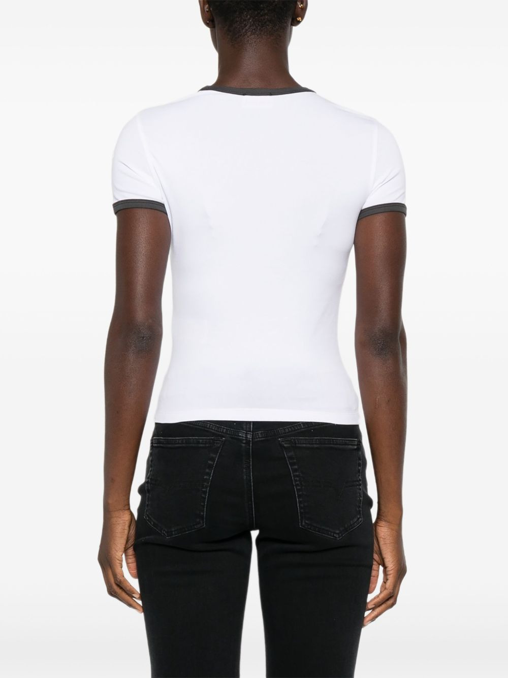cat-graphic cotton T-shirt - 4