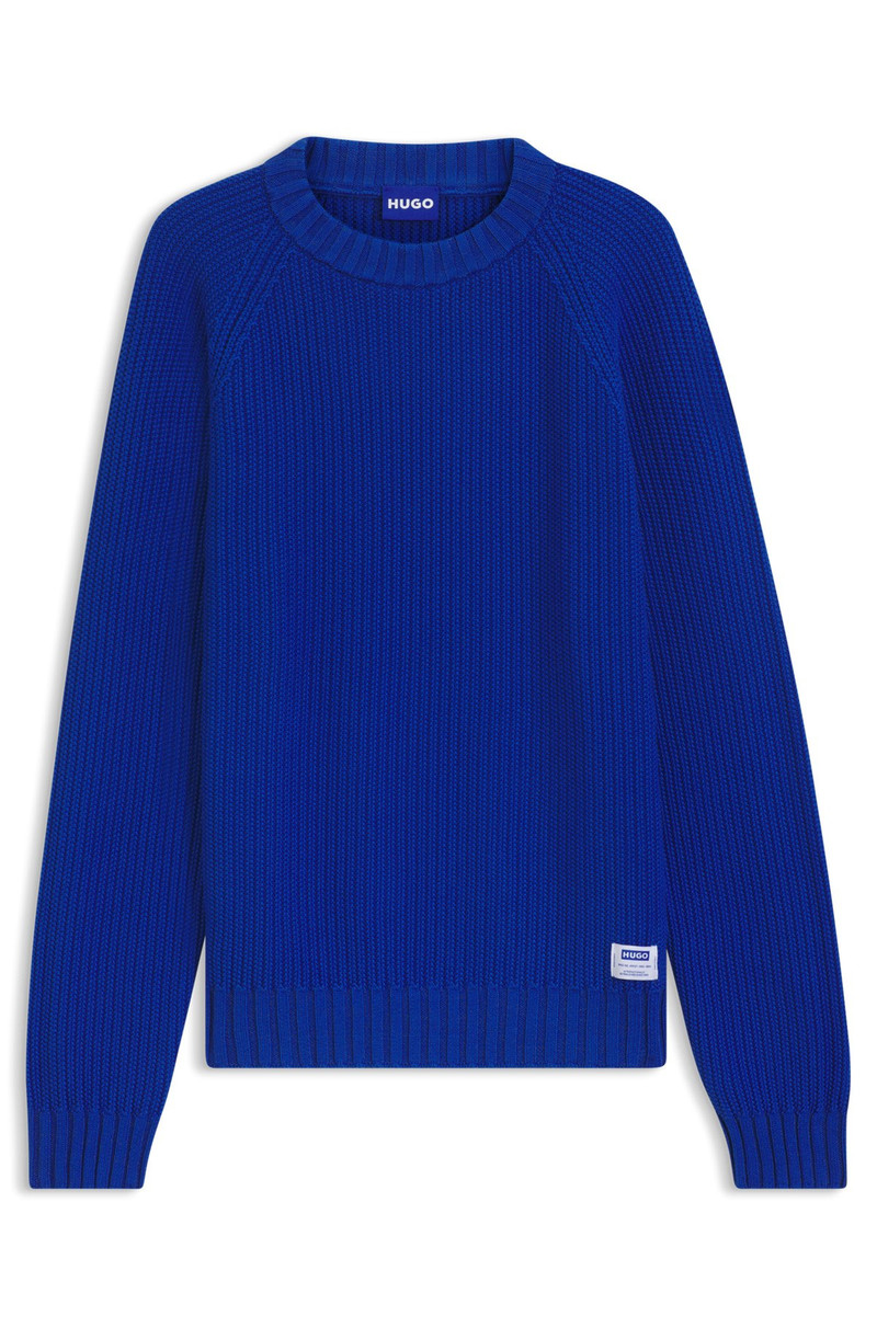 RIB-KNIT SWEATER IN COTTON 1