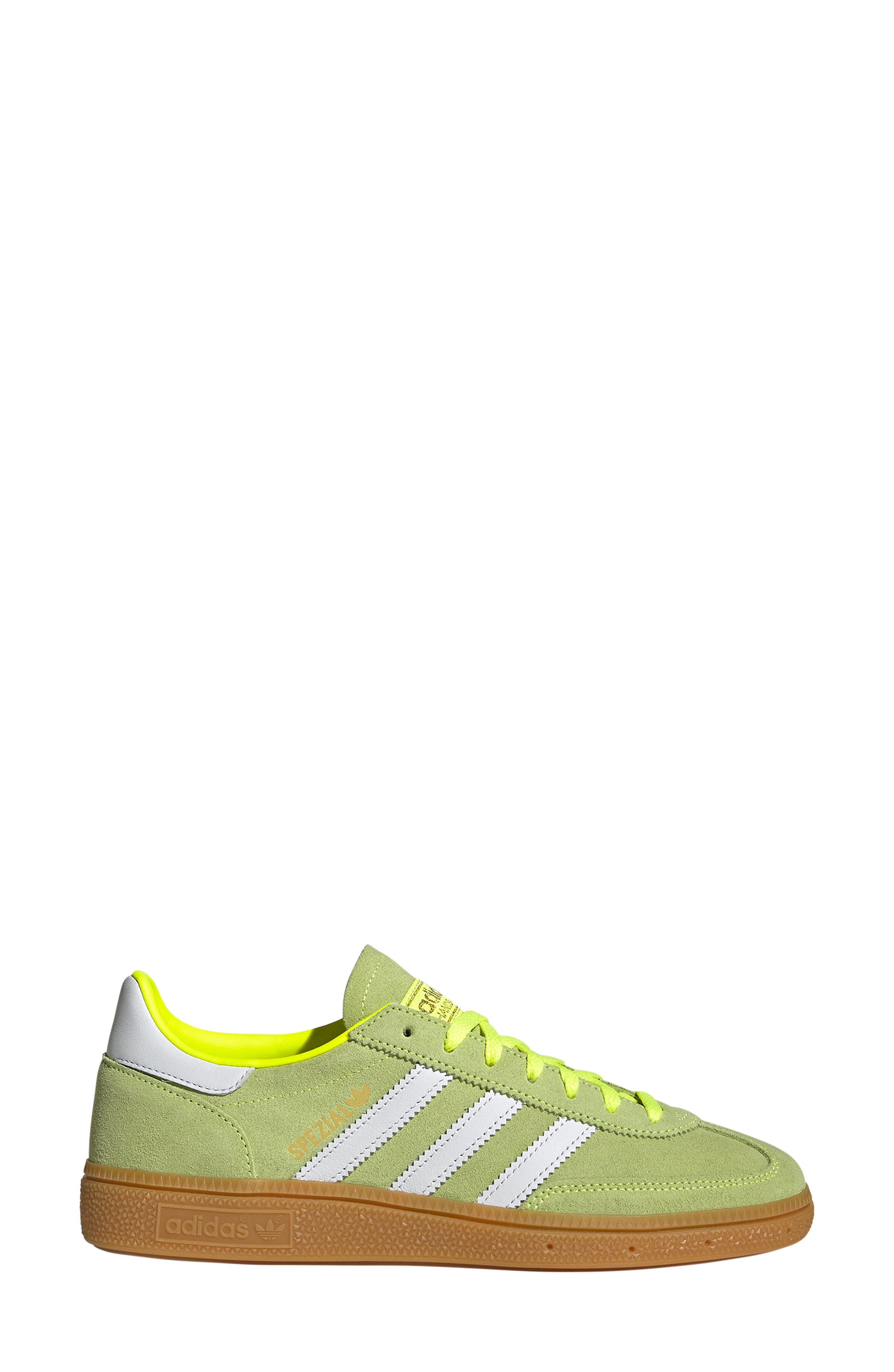 adidas Handball Spezial Sneaker in Yellow/White/Gold Met at Nordstrom - 3