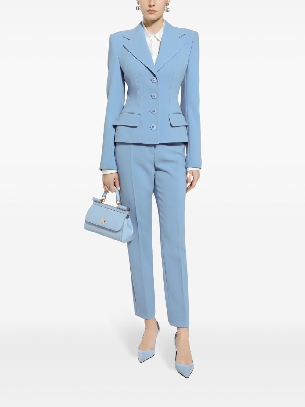 fitted buttoned jacket - 3