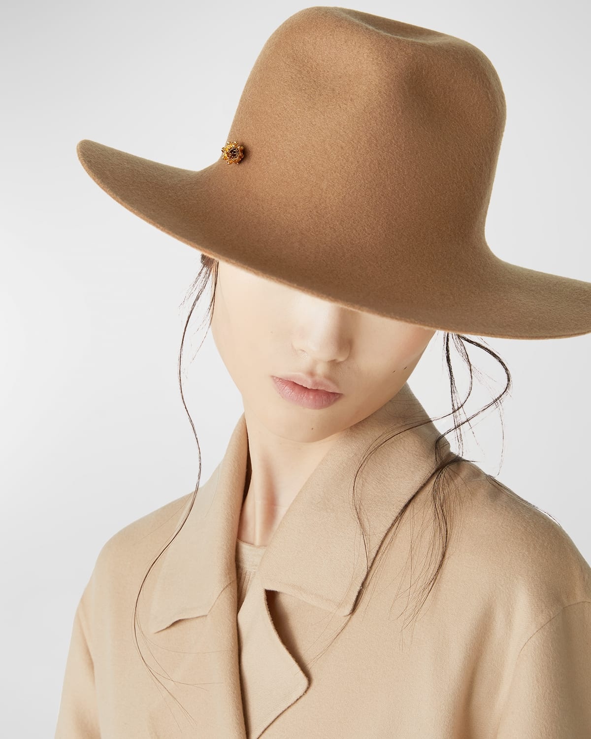 Evelyn Cashmere Felt Hat - 2