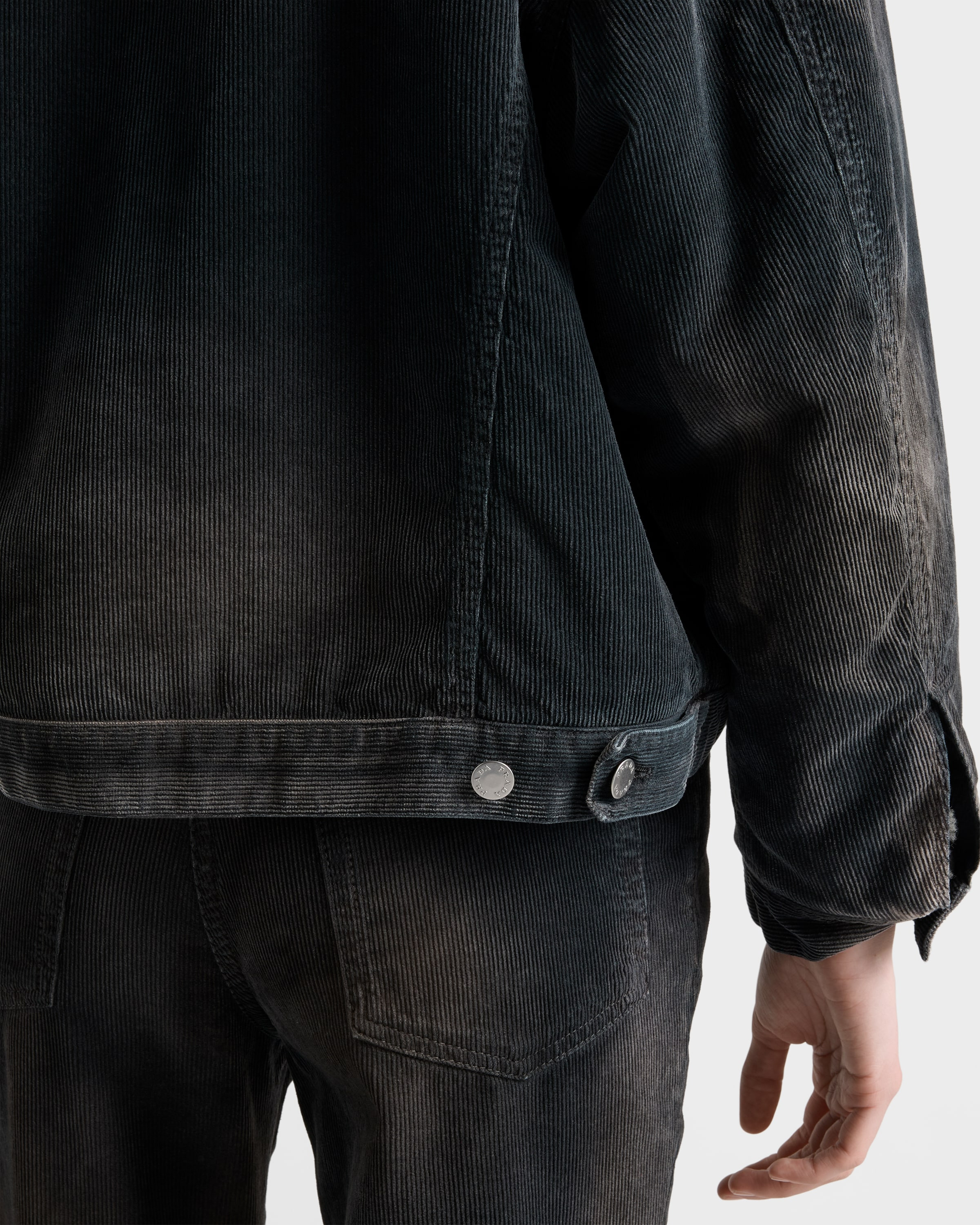 Corduroy blouson jacket - 6