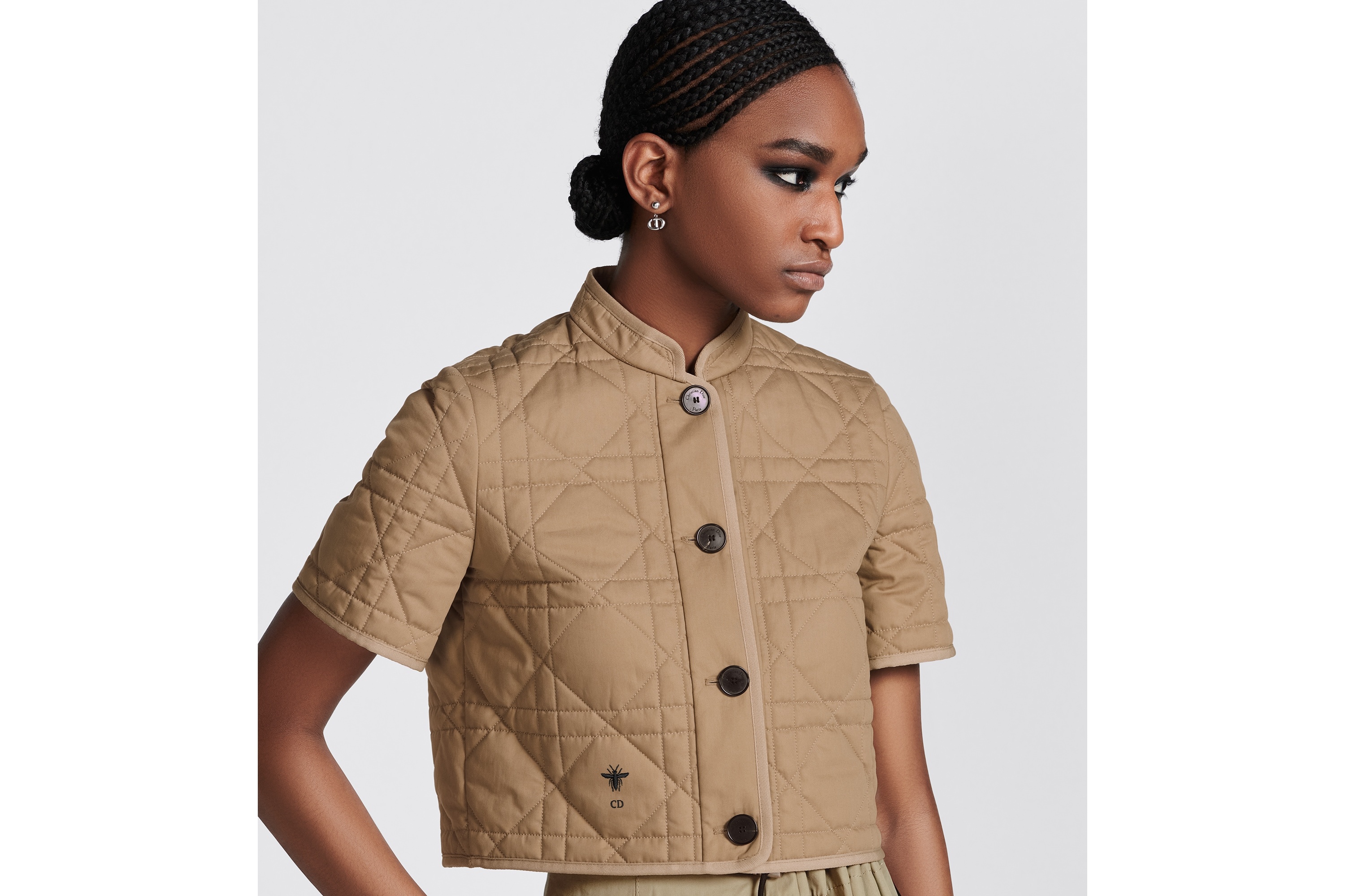 Macrocannage Short-Sleeved Jacket - 7