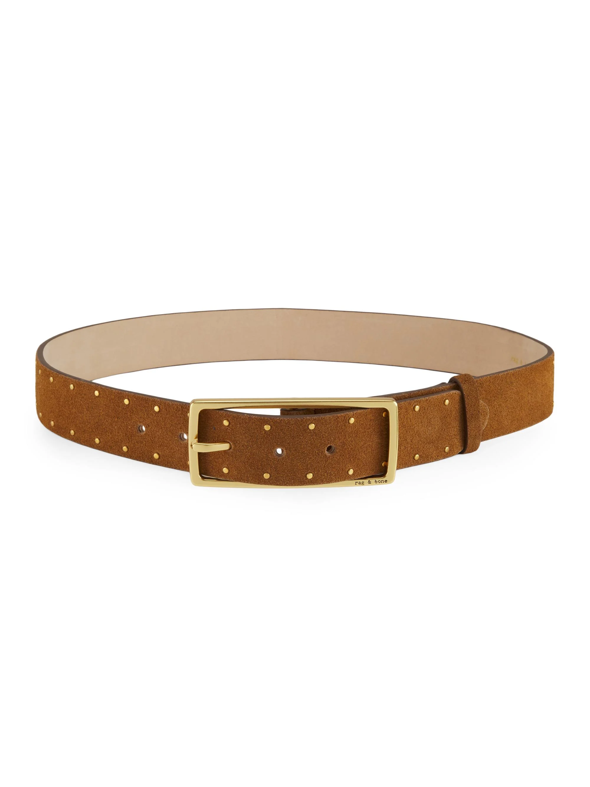 Women's Studded Rebound Belt - Brown - 1