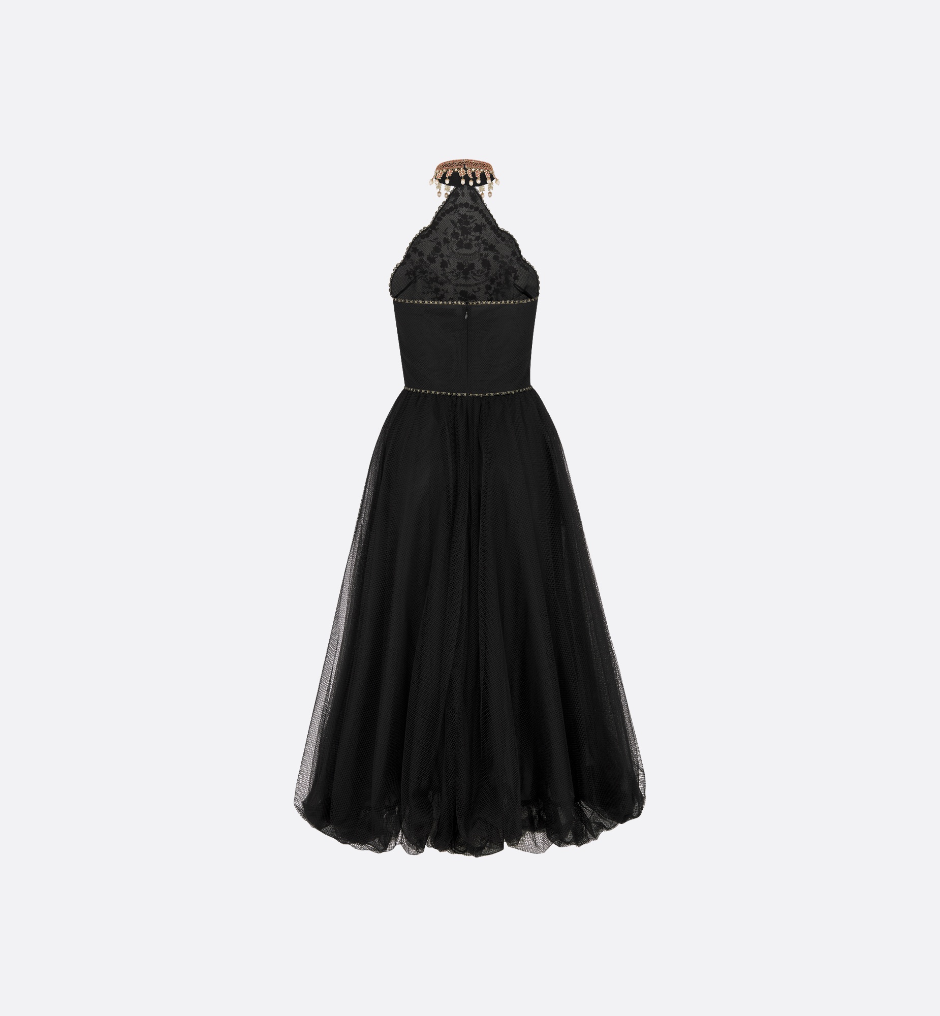 Mid-Length Embroidered Dress - 2