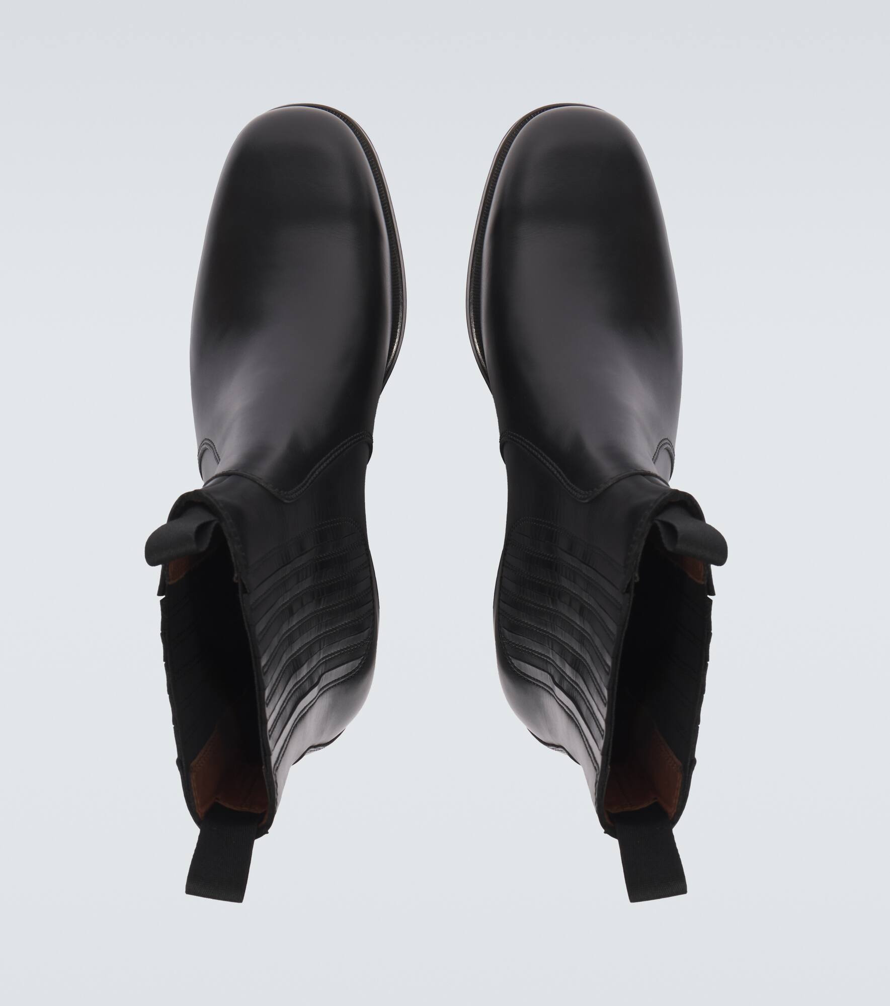 Leather Chelsea boots - 4