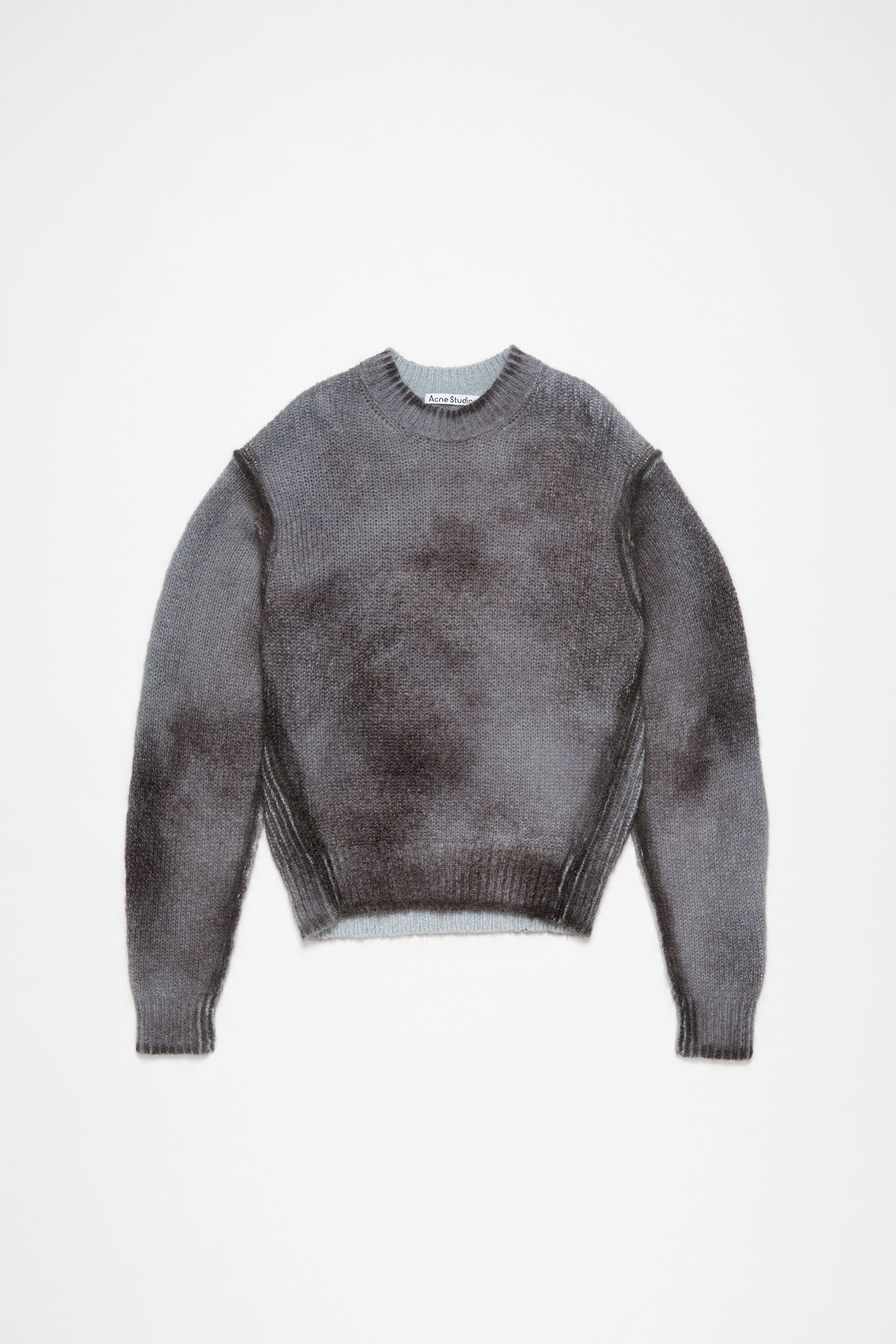 Sprayed knit jumper - Anthracite grey - 6