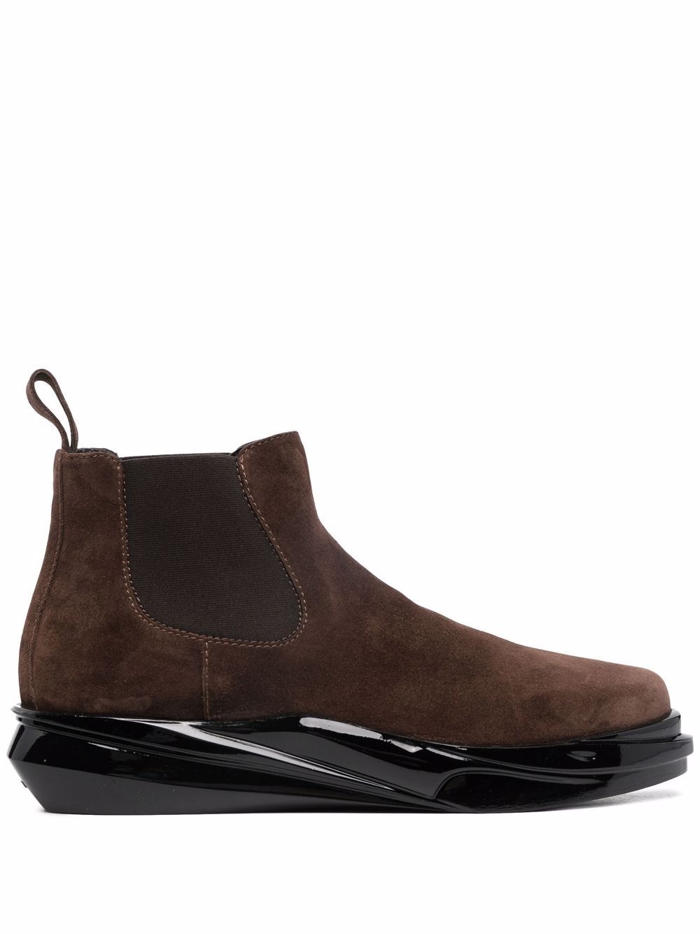 Mono Chelsea suede boots - 1