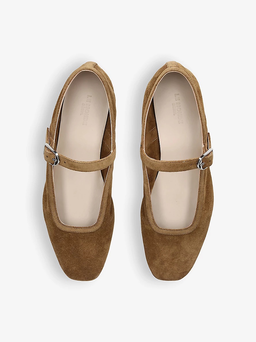 Mary Jane suede flats - 2