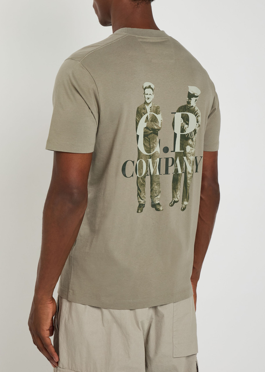 C.P. Company 30/1 Printed Cotton T-shirt - 3
