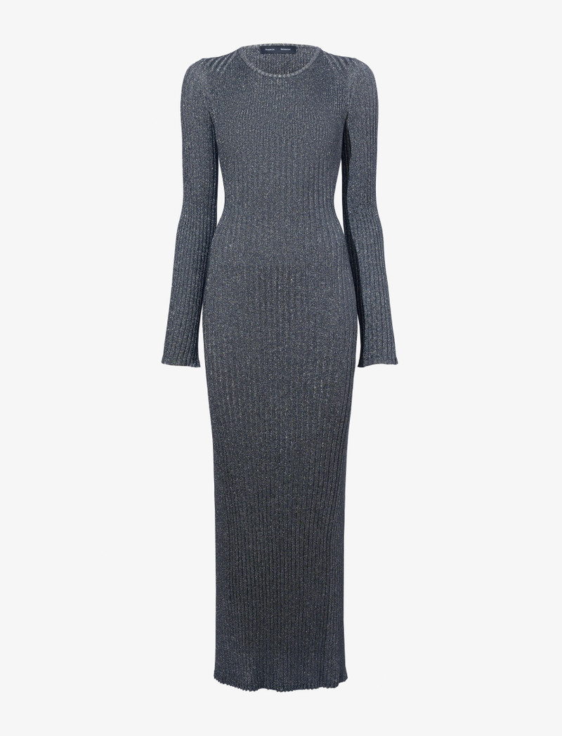Joni Dress in Metallic Rib - 1