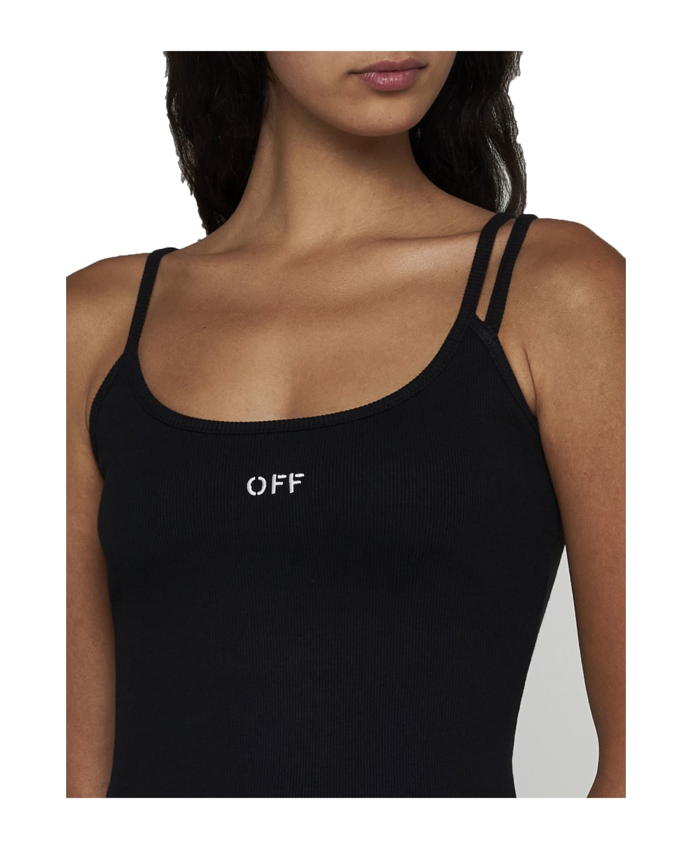 Off Stamp Mini Dress - 5