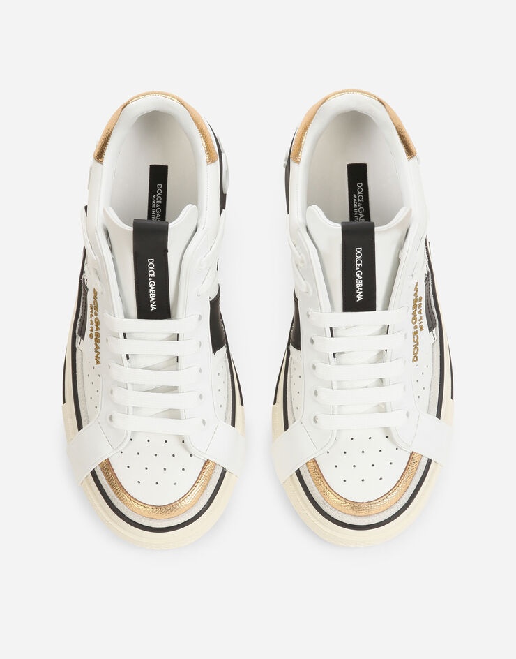Calfskin 2.Zero custom sneakers with contrasting details - 4