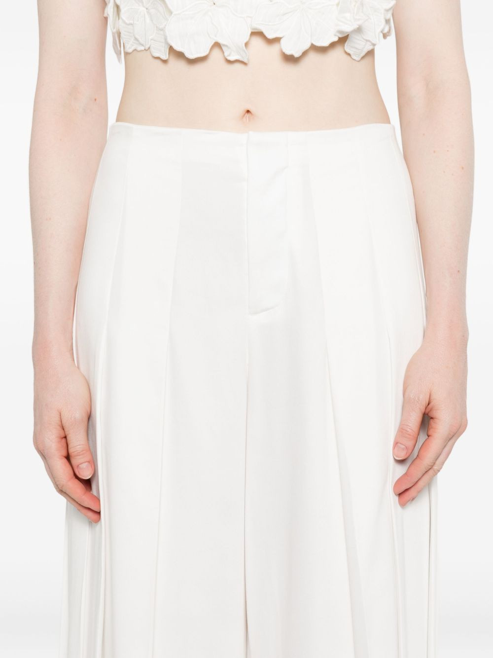 Ainslie pleated wide-leg trousers - 5