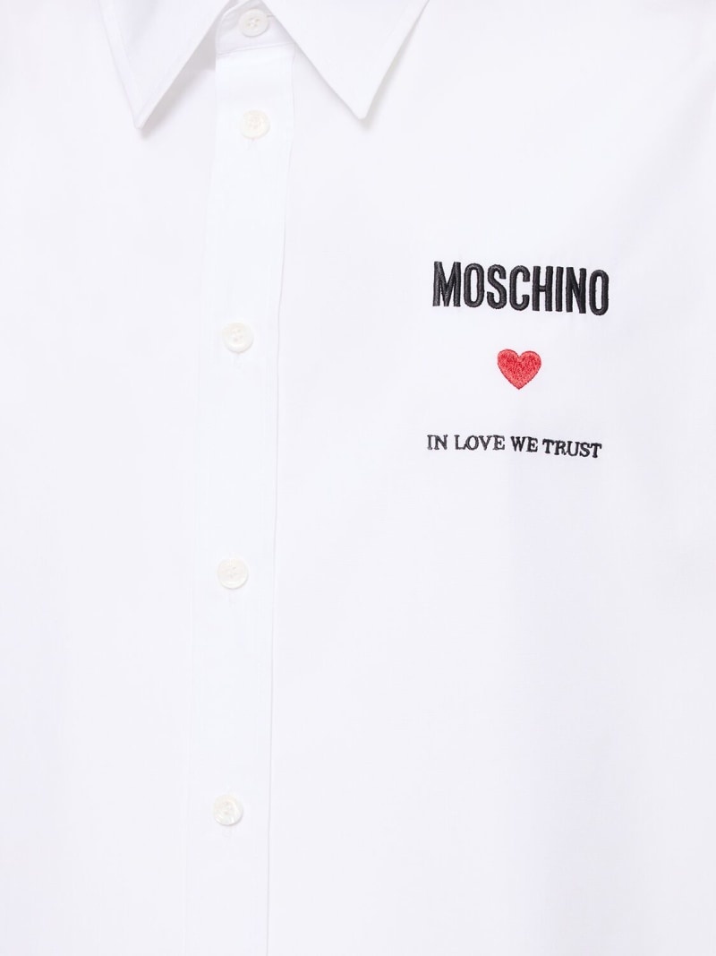 In Love We Trust cotton poplin shirt - 4