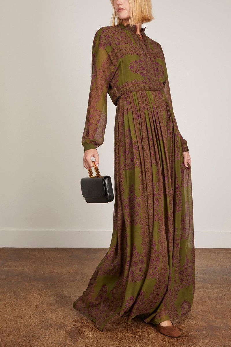 GIAMBATTISTA VALLI Dress in Green Multi outlook