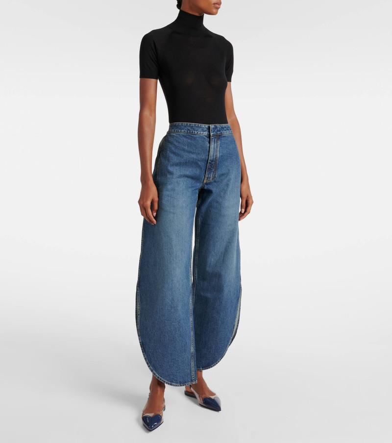Alaïa Le Cœur patent leather and PU slingback flats outlook
