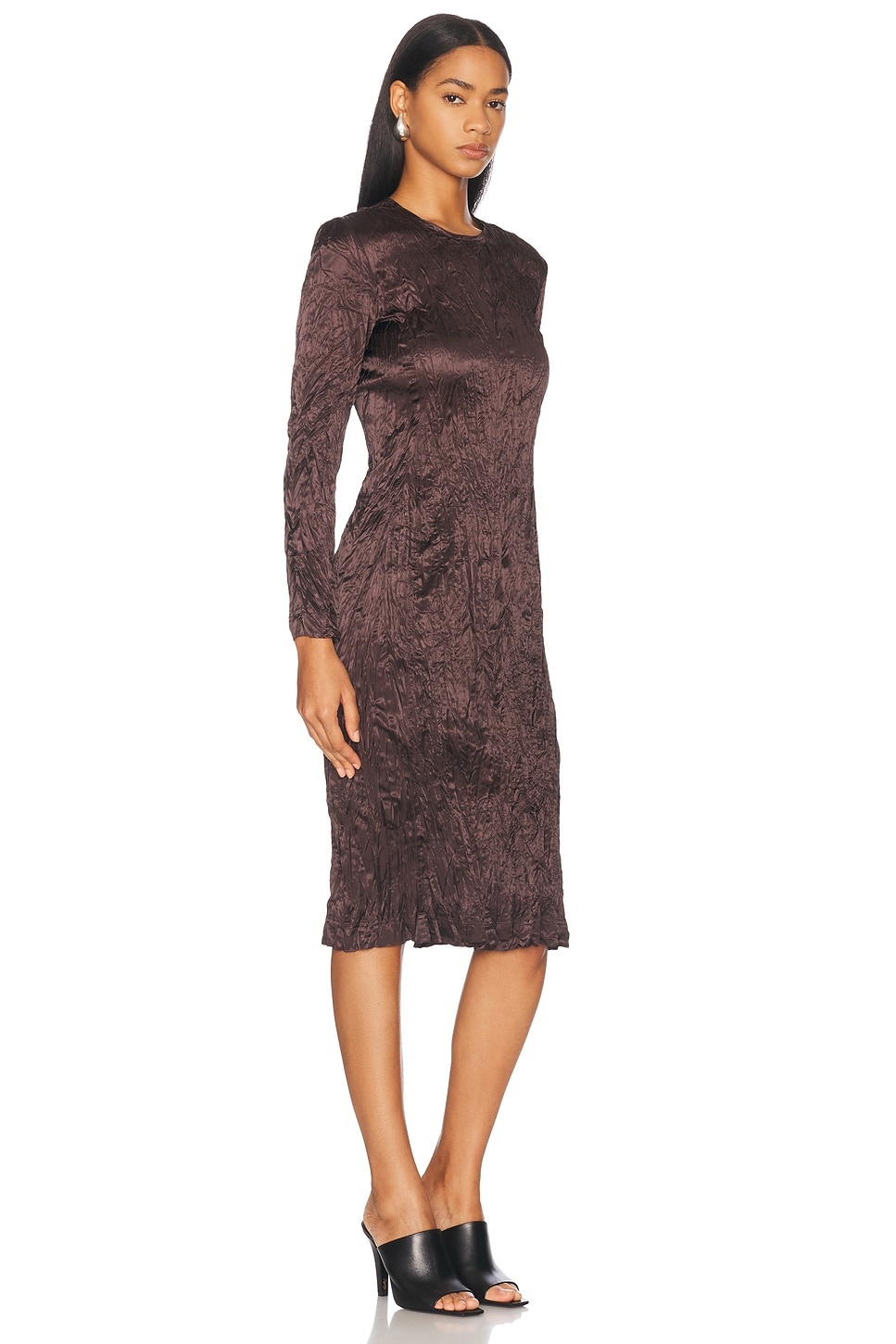 Long Sleeve Midi Dress - 2