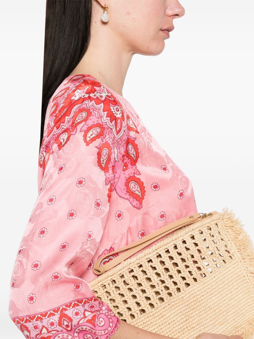 paisley-print mini dress - 5